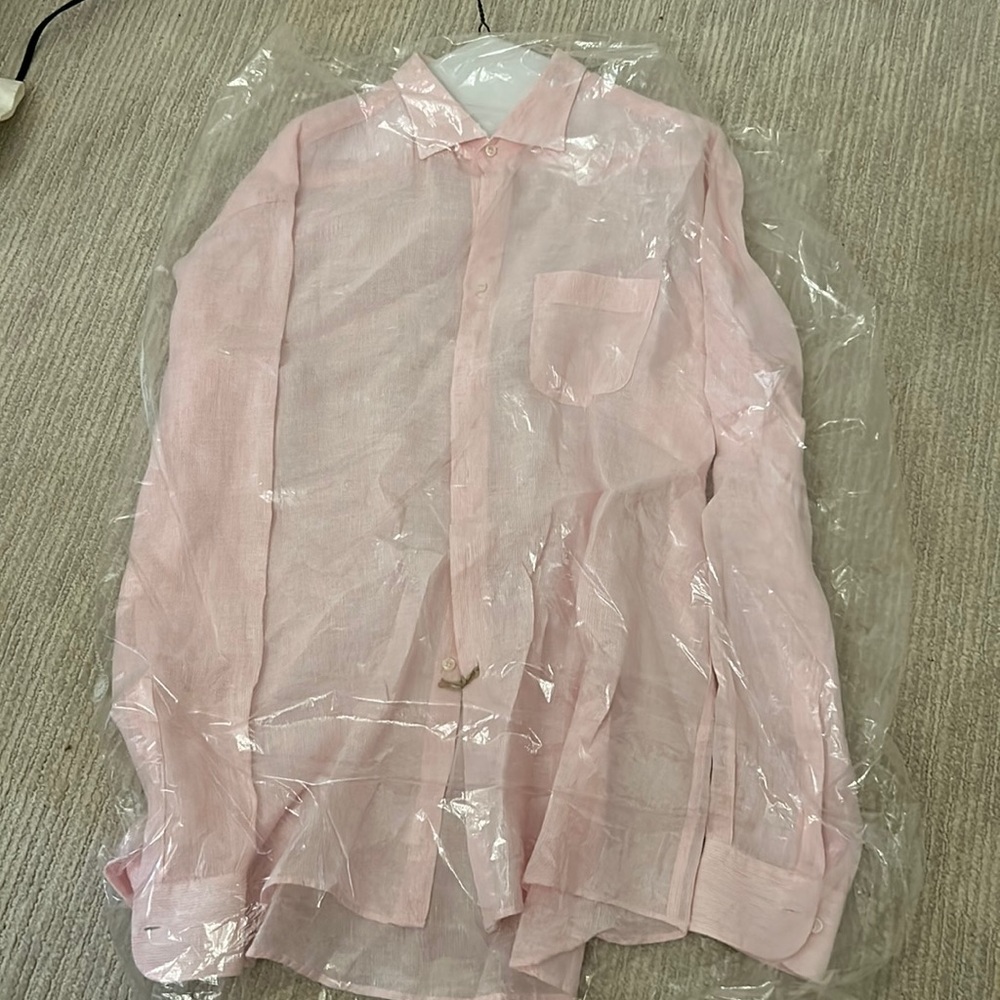 Miller Westby pink button down
